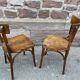 2 Chairs bistro curved wooden Baumann French bistro chair