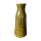 Gien  vase in olive green slurry 60s