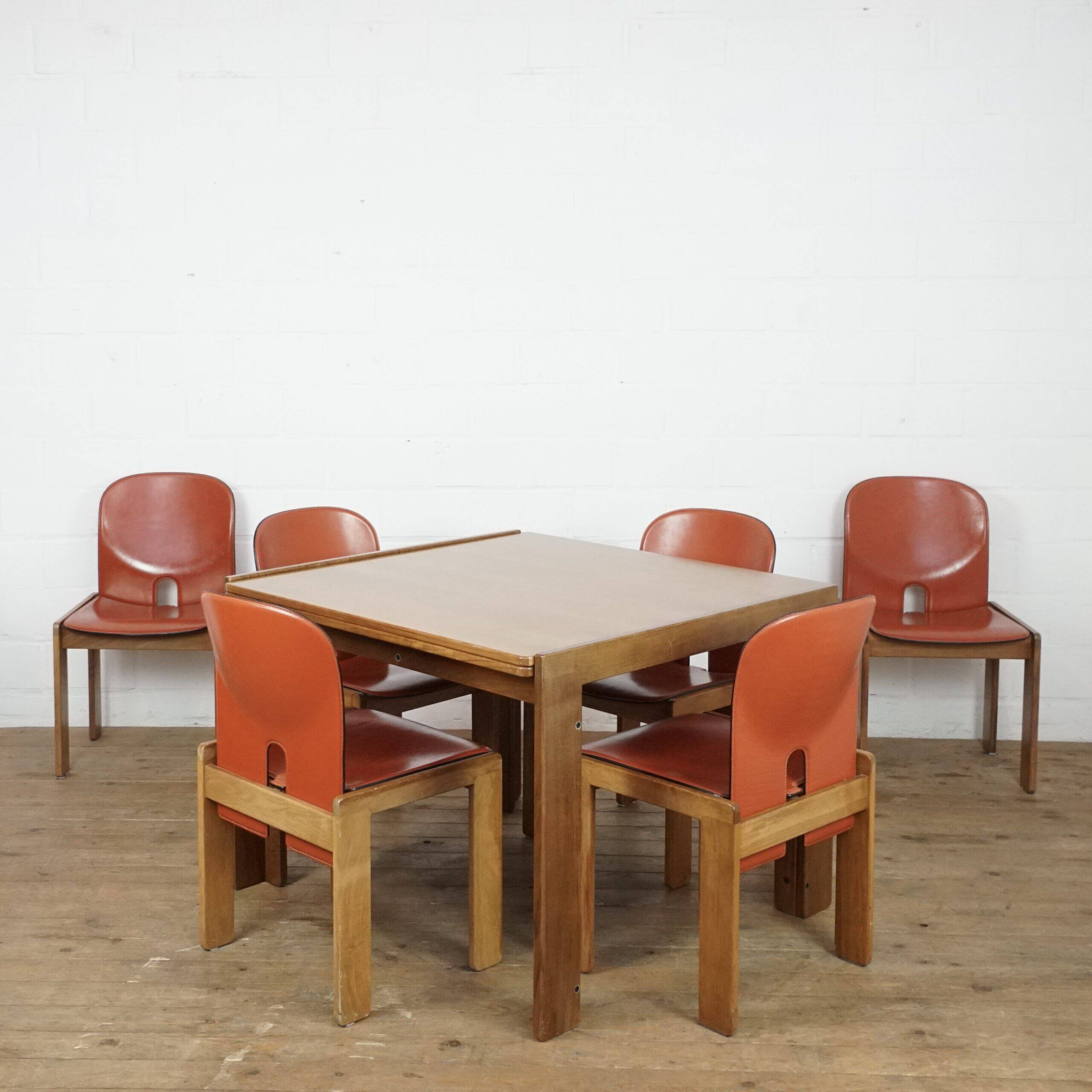 Ensemble de salle à manger complet par Afra & Tobia Scarpa pour Cassina