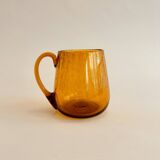 Biot glass pitcher