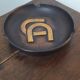 Crédit Agricole advertising ashtray in cast iron
