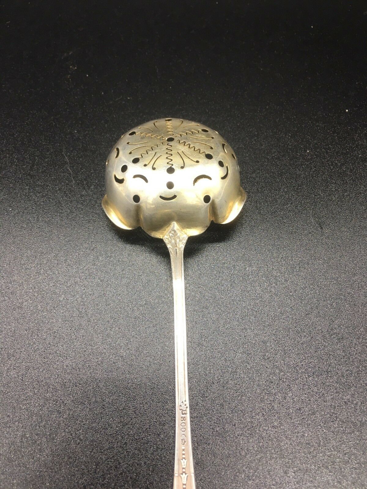 Solid silver tea spoon