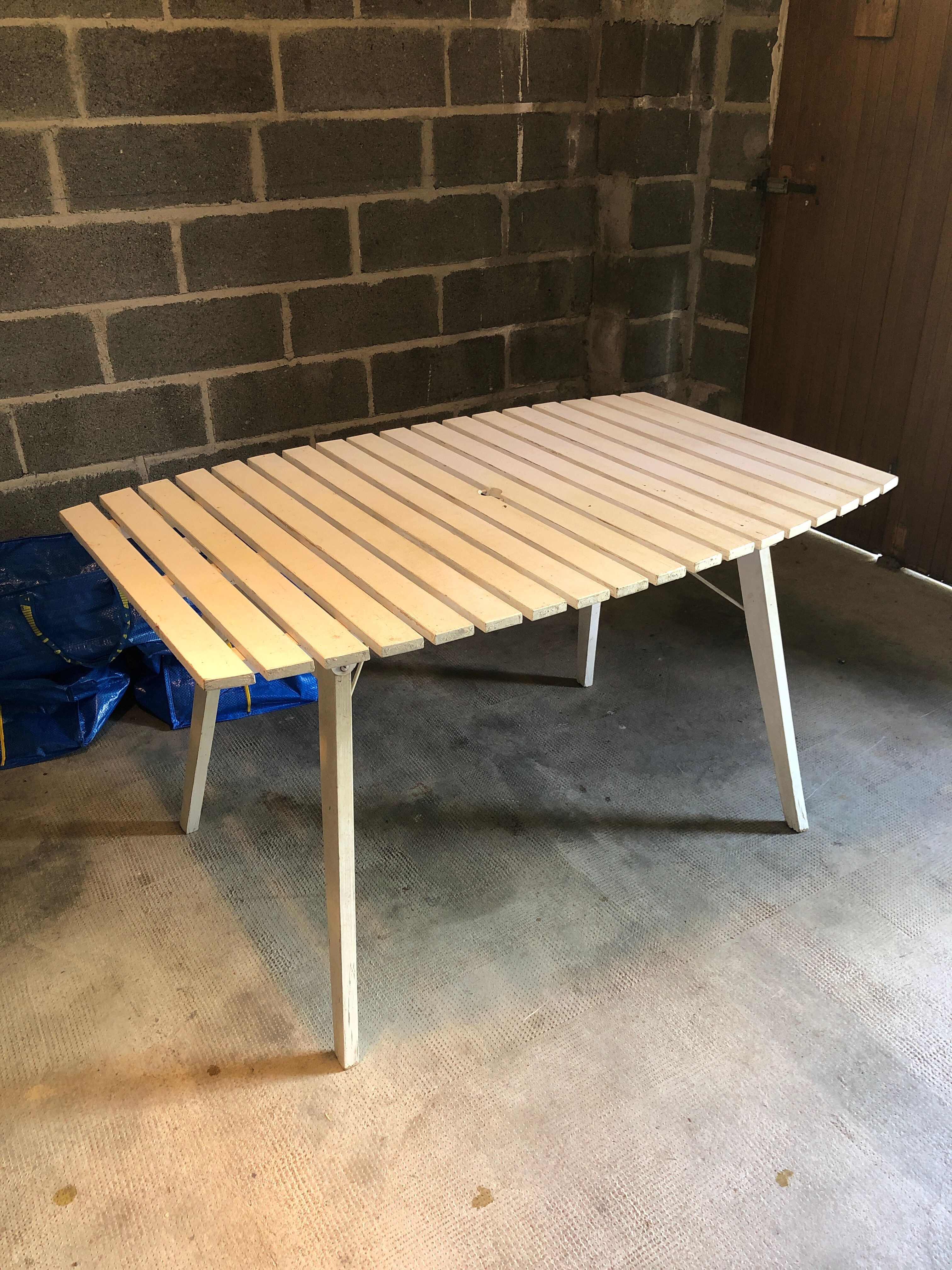 Garden furniture wood 1960