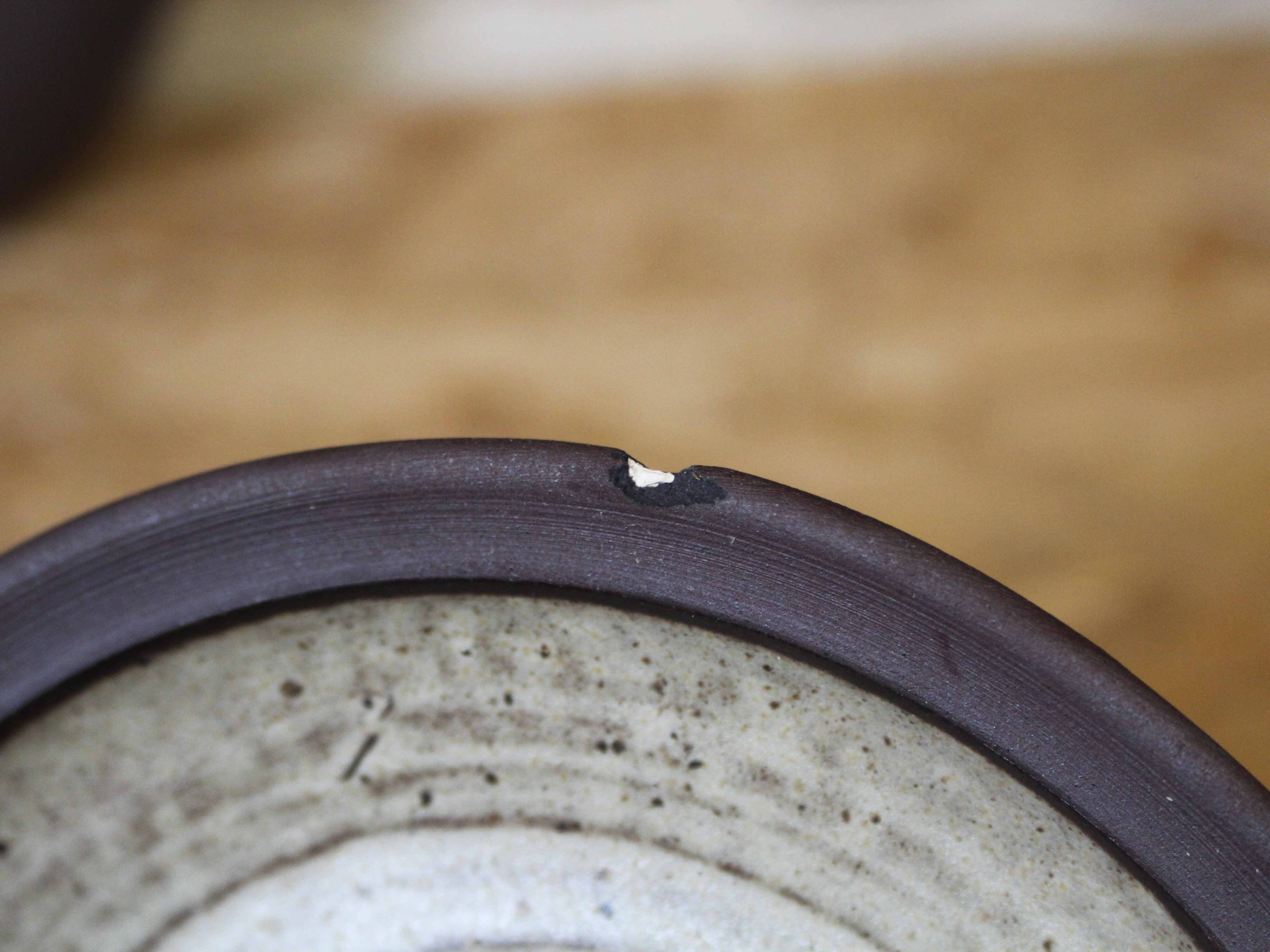 Set of 8 ceramic dessert plates from Poterie Hautes Ribes, Grasse