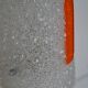 2 orange perspex and plexiglass wall lights from the 60s-70s.