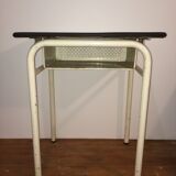 Schoolboy desk adult size black and white