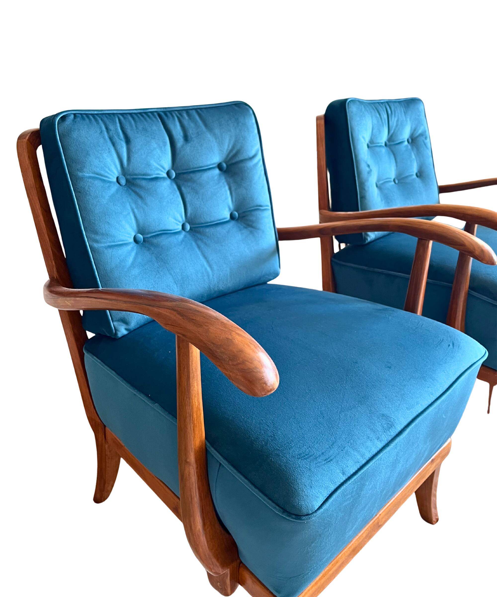 Fauteuils Art Déco par Gyula Kaesz, années 1930