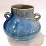 Vase enamelled sandstone circa 1950