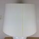 Opaline table lamp 70s space age foot baluster