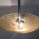 Art Deco metal and glass ceiling lamp
