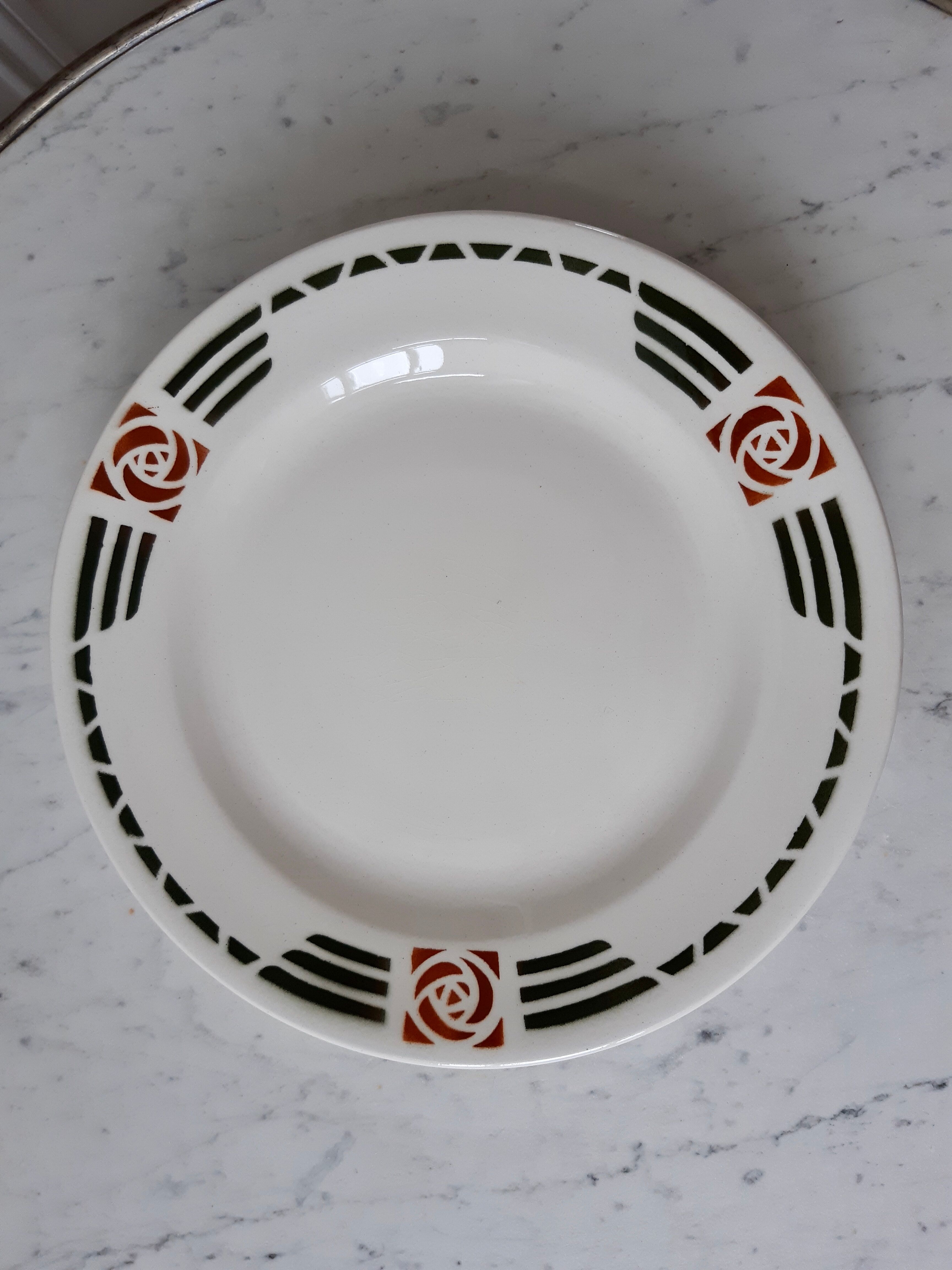 Compotier Terre de Fer Salins E Charbonnier model Courbet