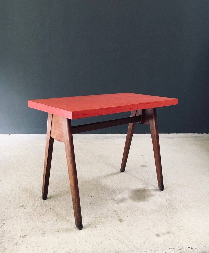 French Reconstruction Bistro Table, 1950s