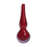 Vase soliflore ancien rouge