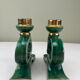 Ceramic candle holders from the 1950s