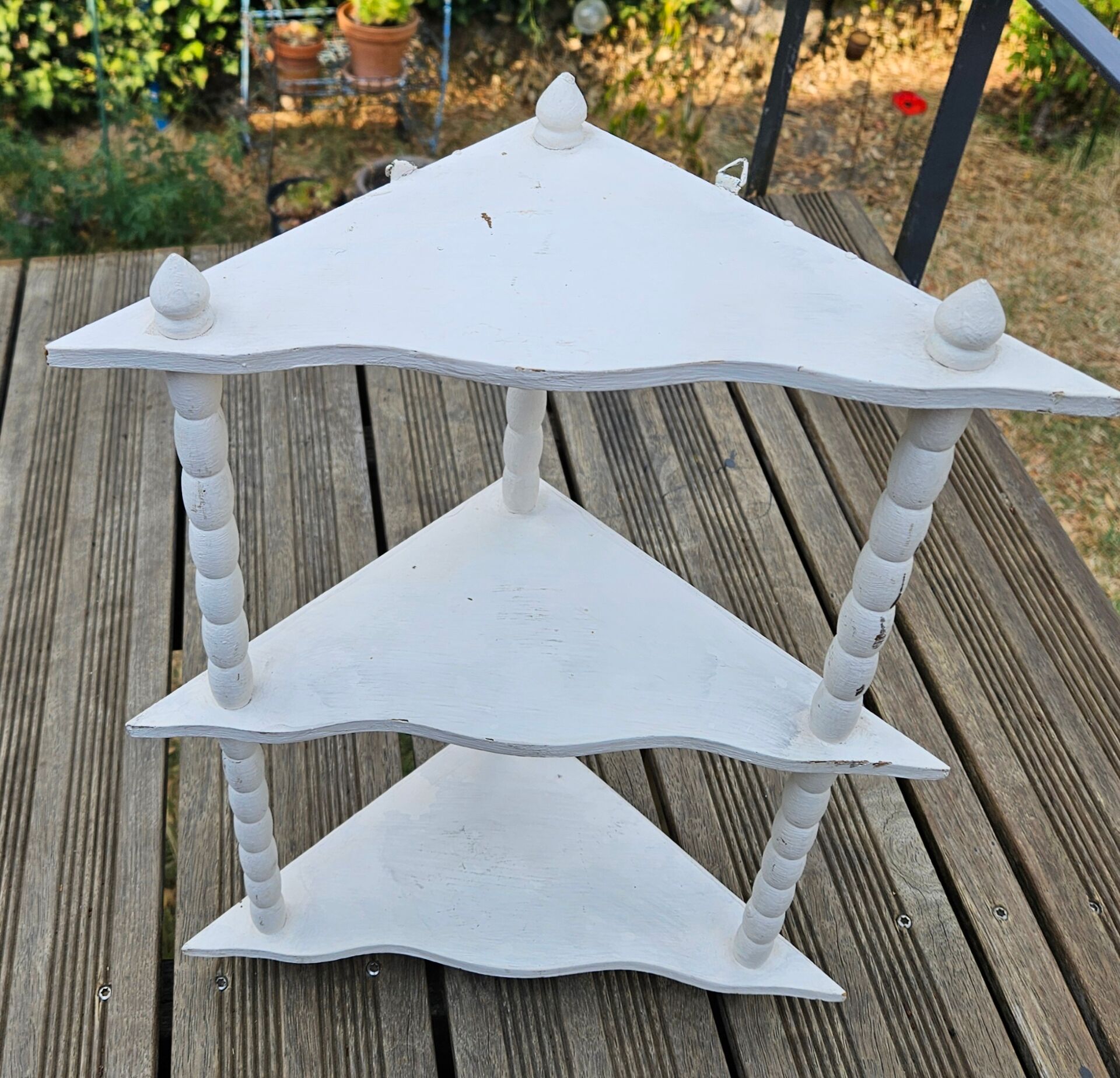 Etagere bobine d'angle 50's