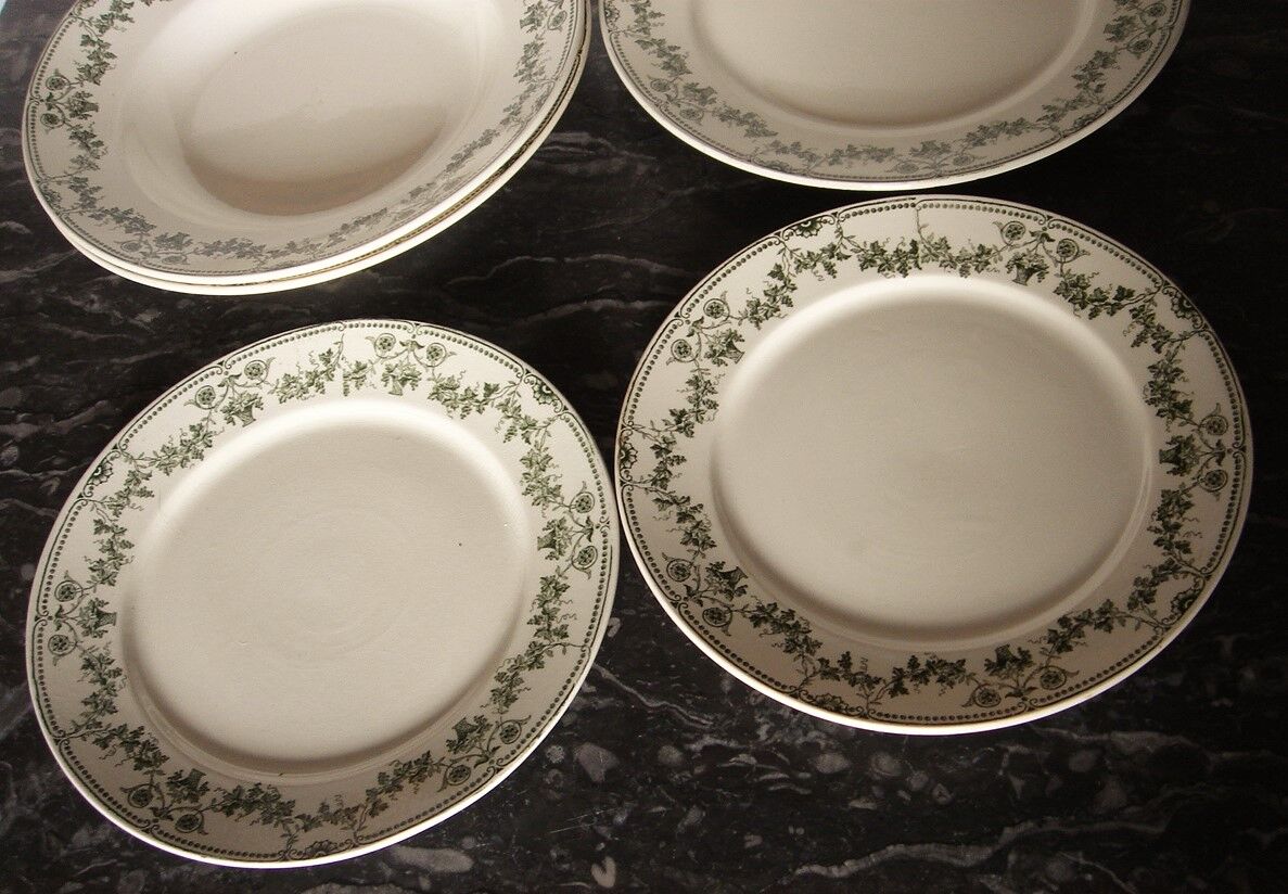 Set dish badonviller collection champagne green