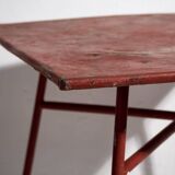 Antique red outdoor table (c.1920)