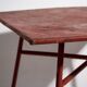 Antique red outdoor table (c.1920)