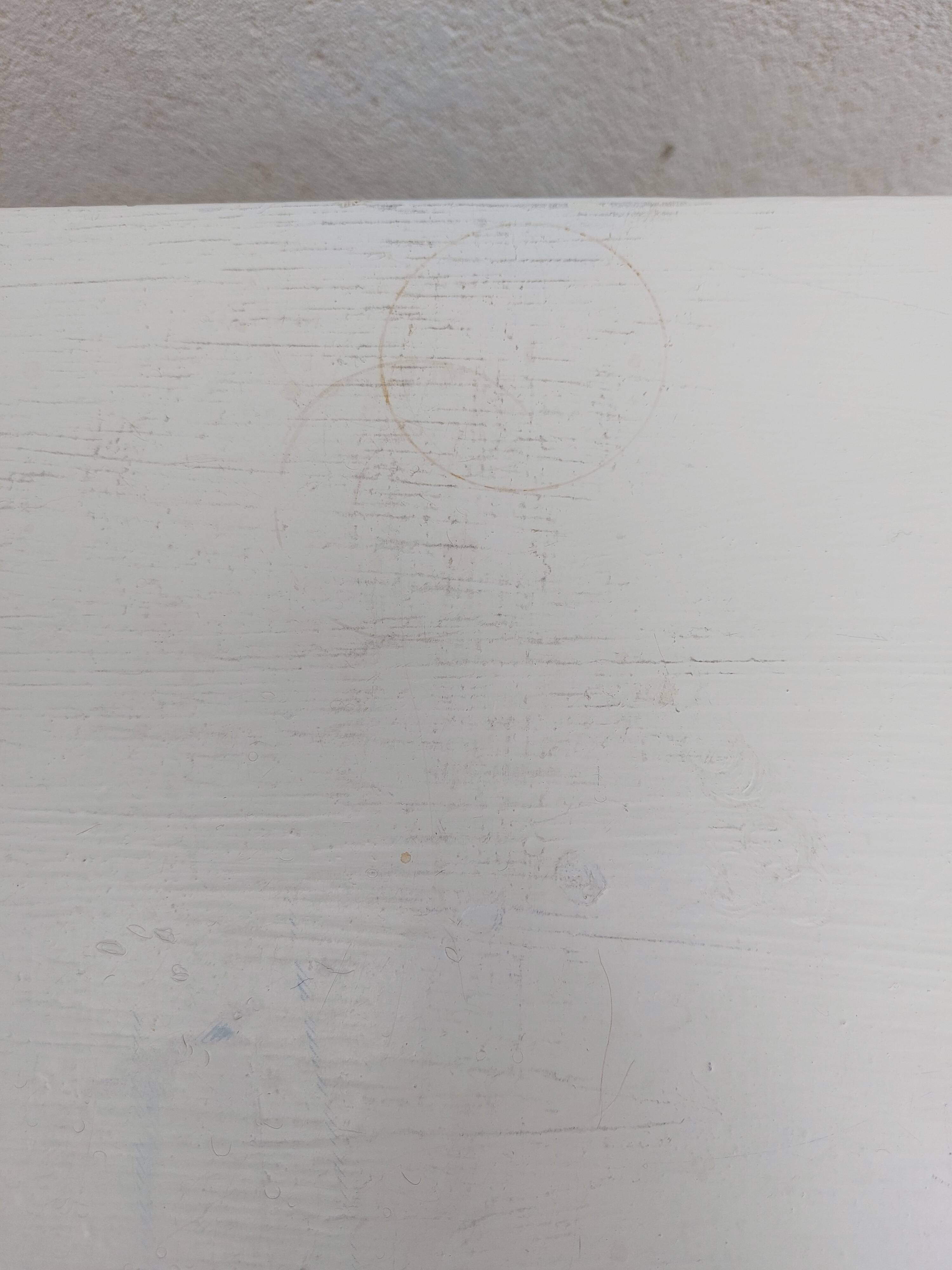 Small white Mado buffet, chippy paint