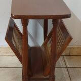 Wooden vintage magazine holder