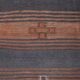 Vintage Turkish kilim, handwoven, 120x286 cm.