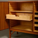 Børge Mogensen 'China' Cabinet (Model 232) in teak and brass, FDB Møbler Denmark