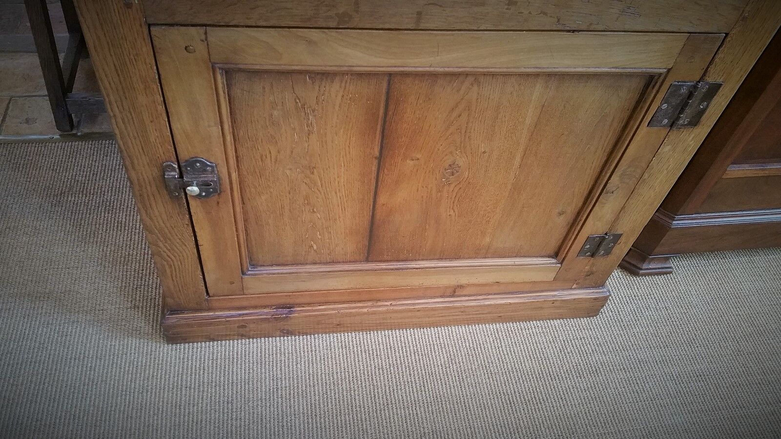 Furniture old block end XIXth