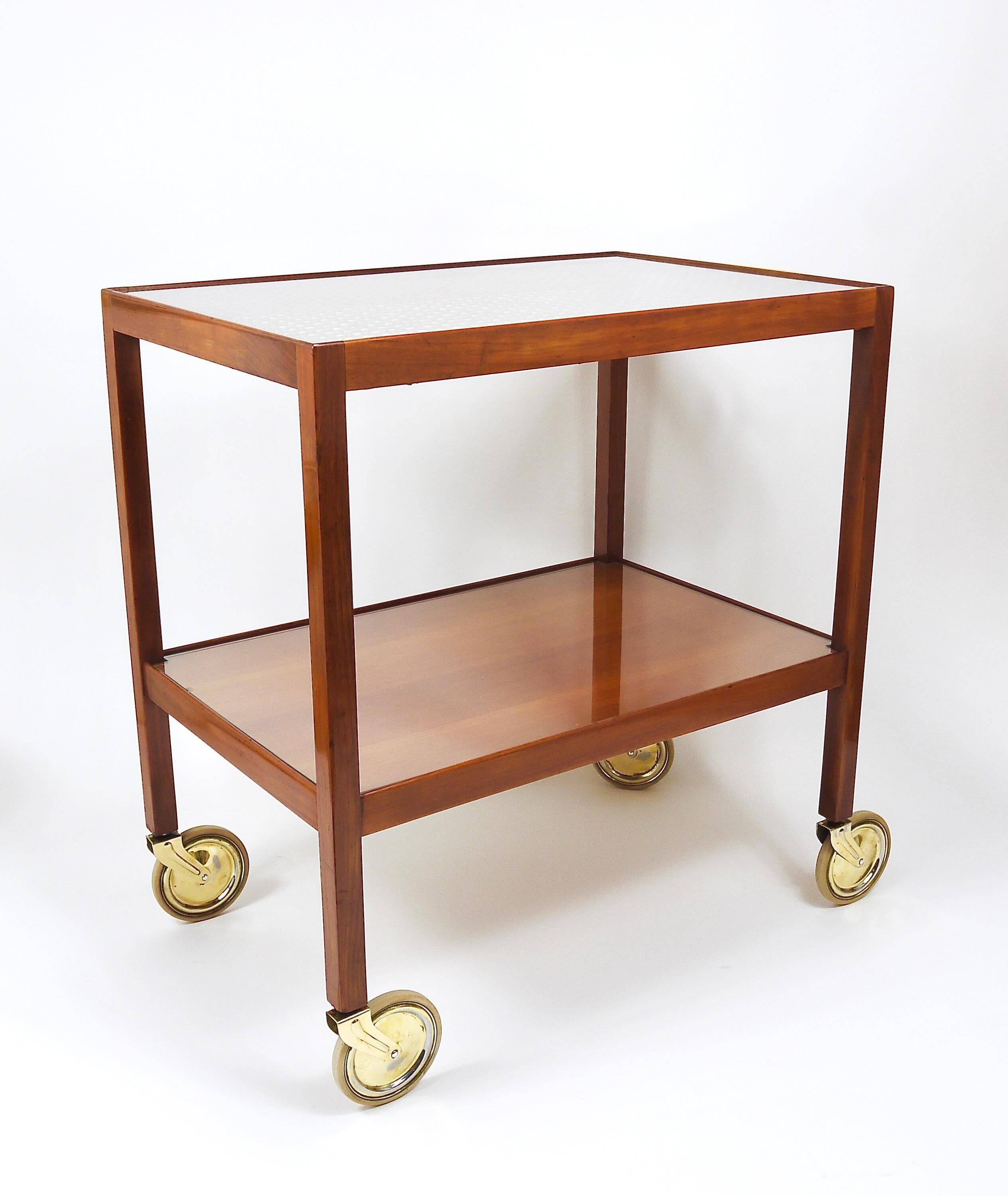 Julius Jirasek Werkstätte Hagenauer Bar Cart, Vienna, 1930s