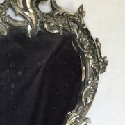 Nineteenth century mirror in silver bronze