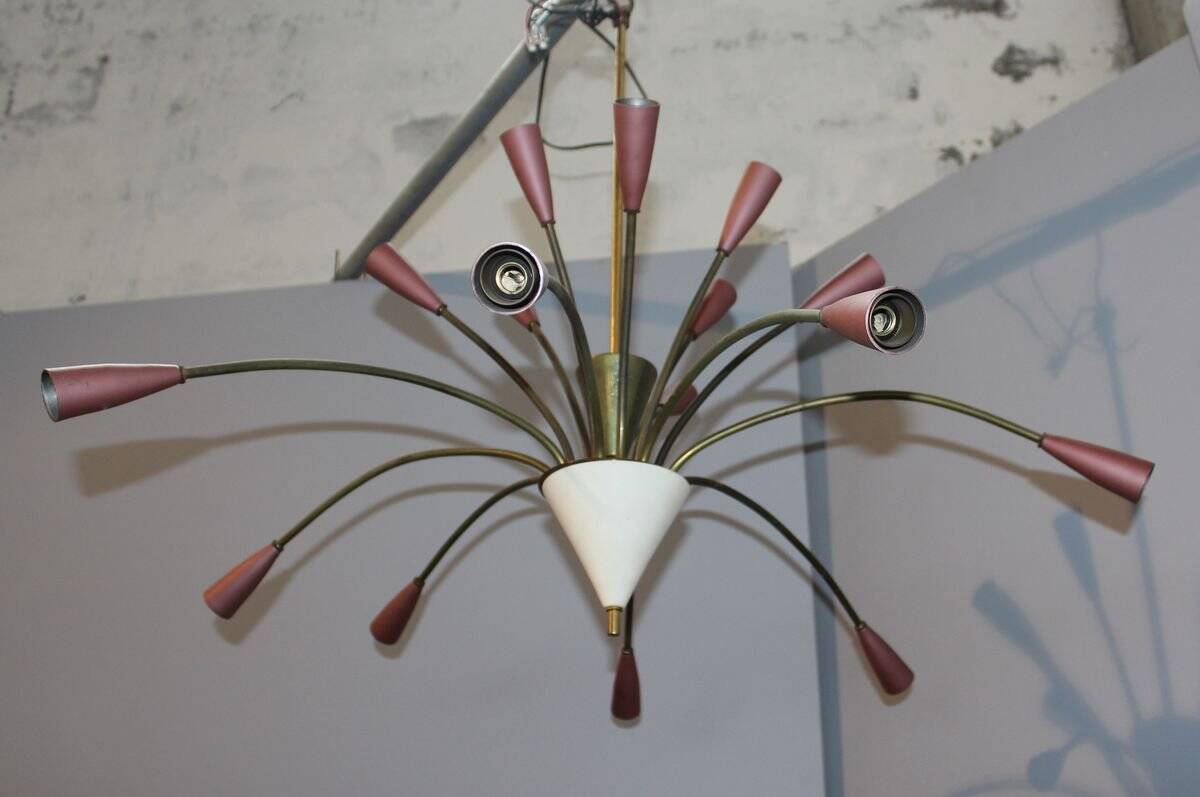 Sputnik ceiling light, 1960s