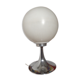 Lamp ball chrome foot tulip of the 1960s