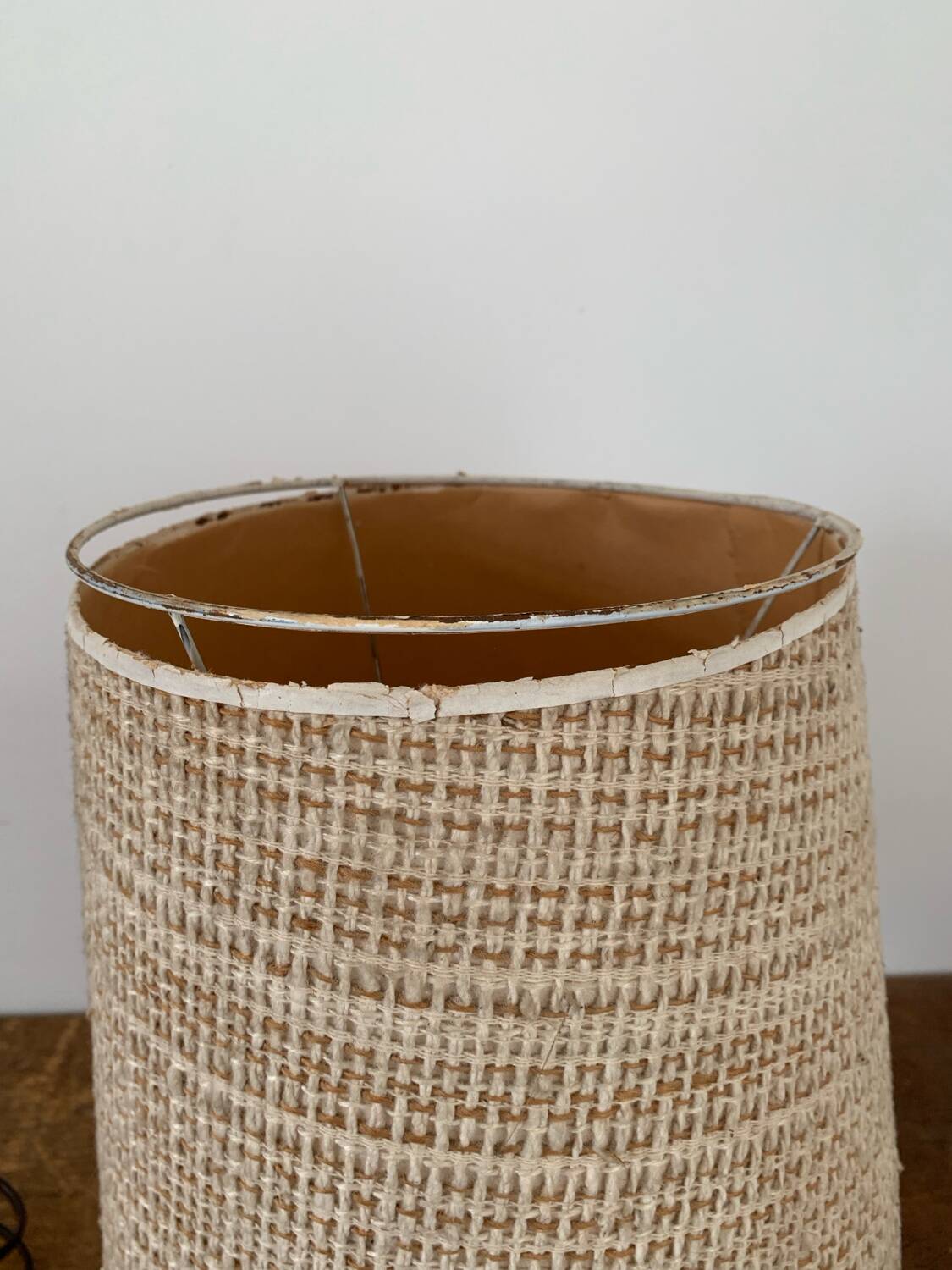 Art Deco glazed ceramic ball lamp, circa 1940