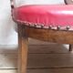 Fauteuil de bureau en noyer massif XIX°