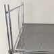 Vintage stainless steel shelf from the 70s