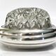 Pique flowers or wears silver metal pen Christofle Gallia