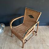 Wicker armchair