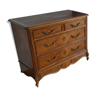 Louis XV style chest of drawers from the 50s
