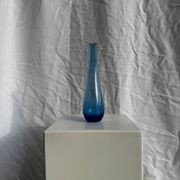 Blue soliflore vase H25 D7