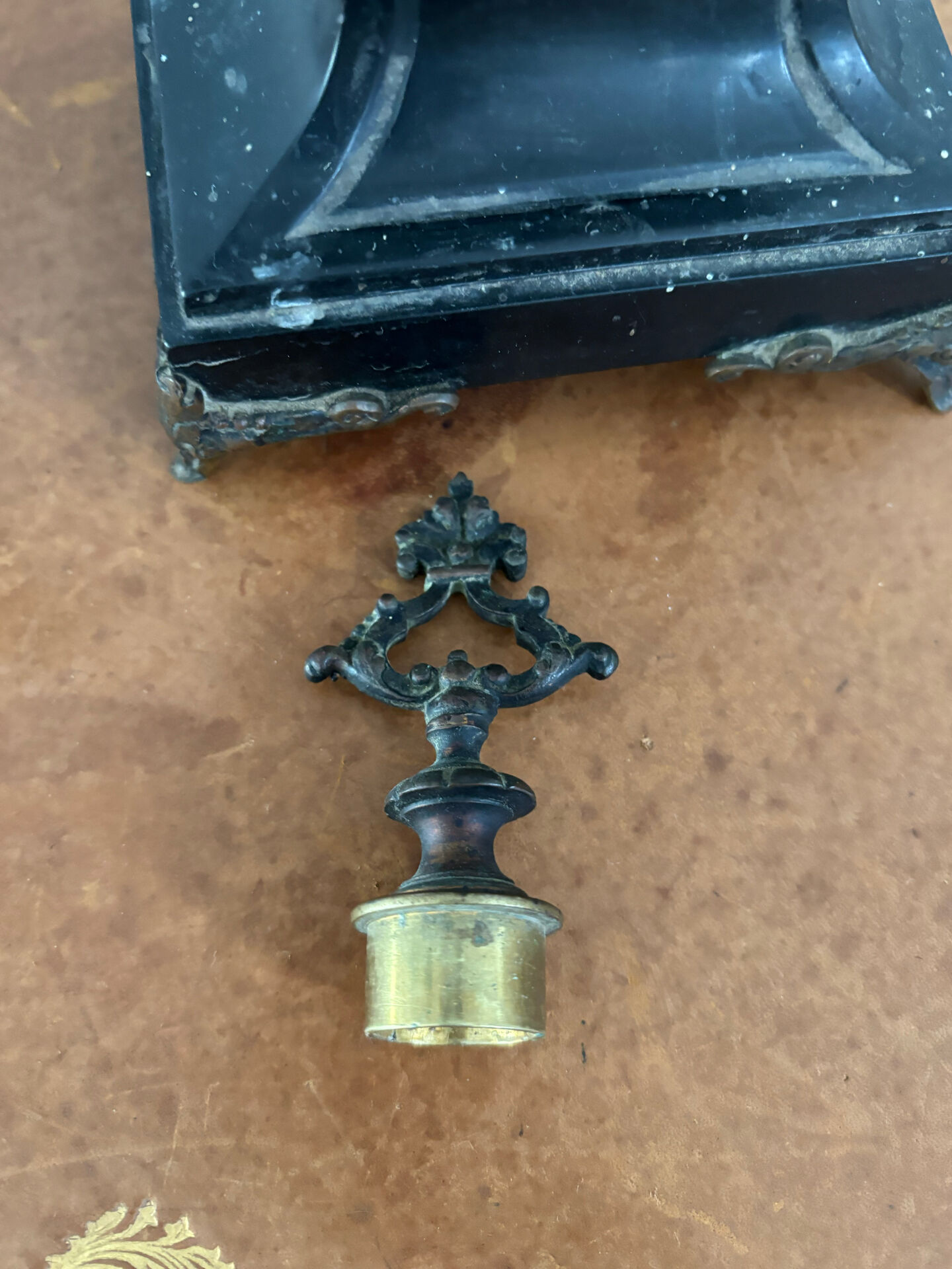 Bronze chandeliers