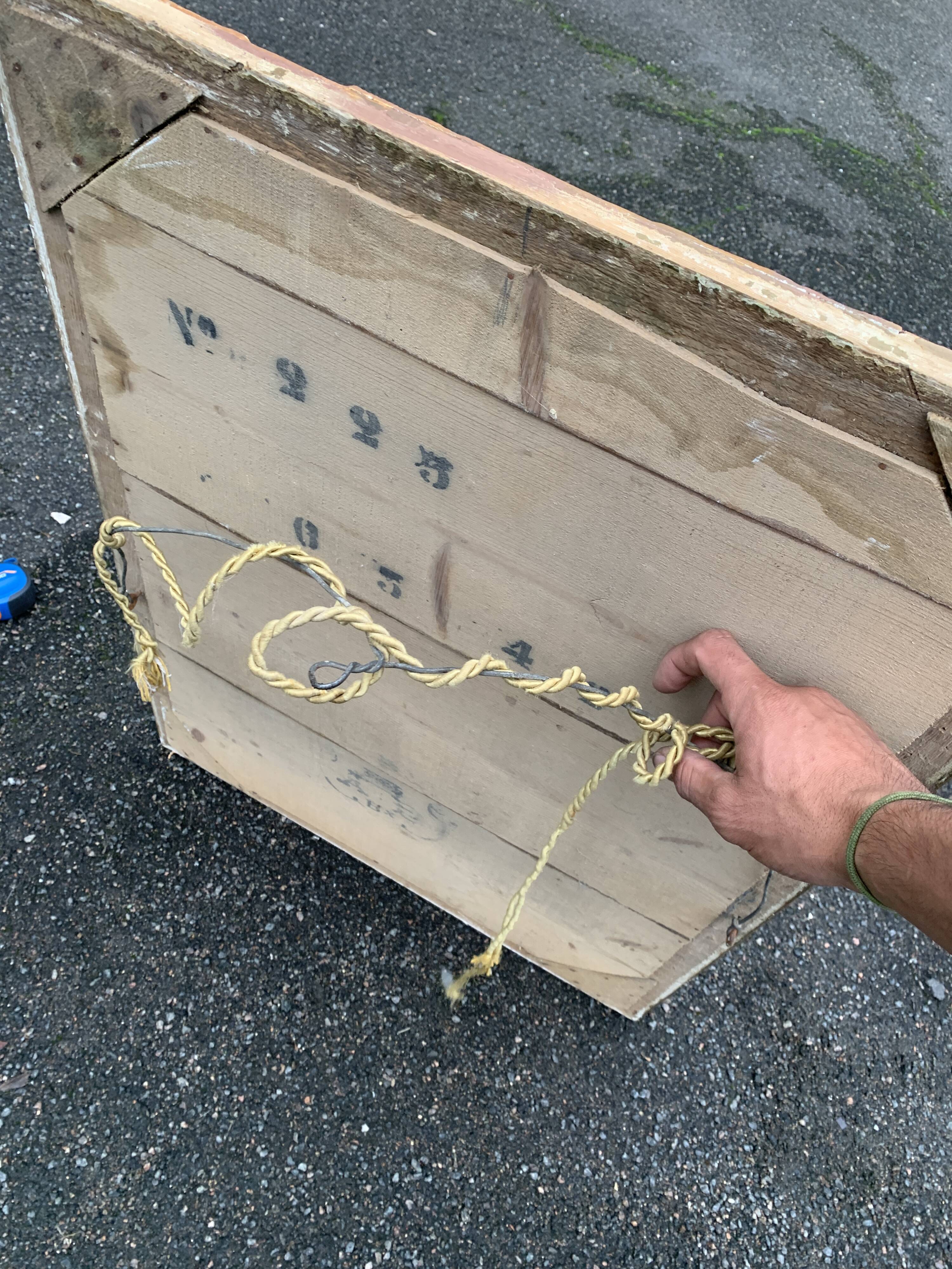 Old art deco style mirror