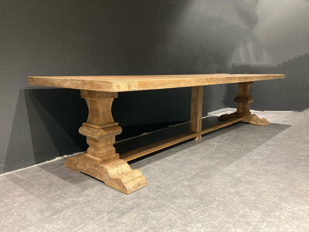Table monastere en chene massif