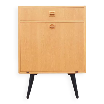 Ash chest of drawers, Danish design, 70's, production Denmark