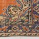 6x9 Orange & Blue Turkish Vintage Rug, 174x279Cm