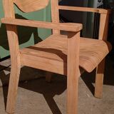 Superb vintage Brutalist design armchair seat