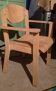 Superb vintage Brutalist design armchair seat