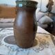 Pyrite stoneware vase, signed Jacques Vilain, La Borne, 1960s-70s.