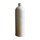 Enamelled white stoneware bottle