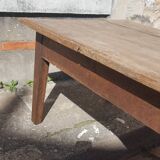 Table basse table de ferme bois brut