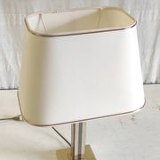 Table lamp "Le Dauphin" in gilded brass - mid 20th century
