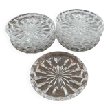 Glass coaster set